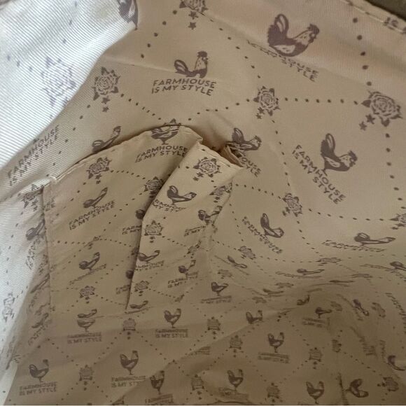 Farmhouse Is My Style Floral Green Cottage Boho Tote Bag - Picture 10 of 12